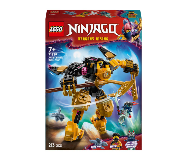 LEGO Ninjago 71839 Mech bojowy spinjitzu Arina - 1331652 - zdjęcie
